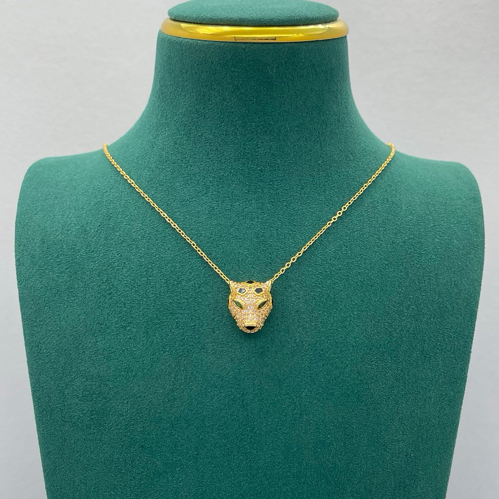 [Lumi Jewelry]PANTHERE FULL DIAMOND NECKLACE