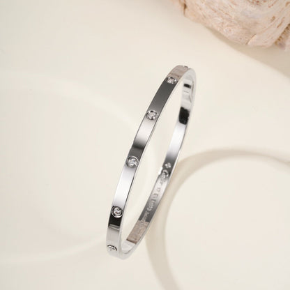 [Lumi Jewelry]LOVE BRACELET 3.65MM 10 DIAMONDS