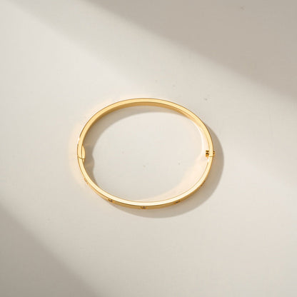 [Lumi Jewelry]LOVE BRACELET 3.65MM 10 DIAMONDS