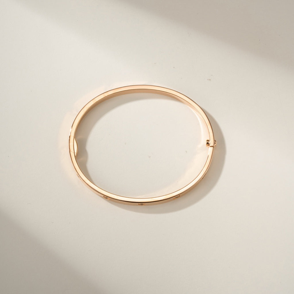 [Lumi Jewelry]LOVE BRACELET 3.65MM 10 DIAMONDS