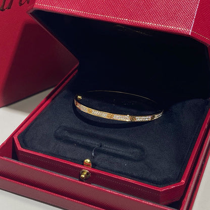 [Lumi Jewelry]LOVE BRACELET 3.65MM DIAMOND-PAVED