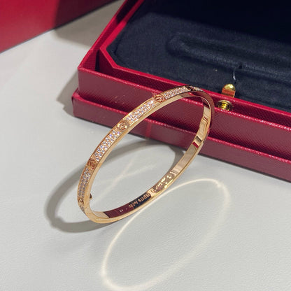 [Lumi Jewelry]LOVE BRACELET 3.65MM DIAMOND-PAVED