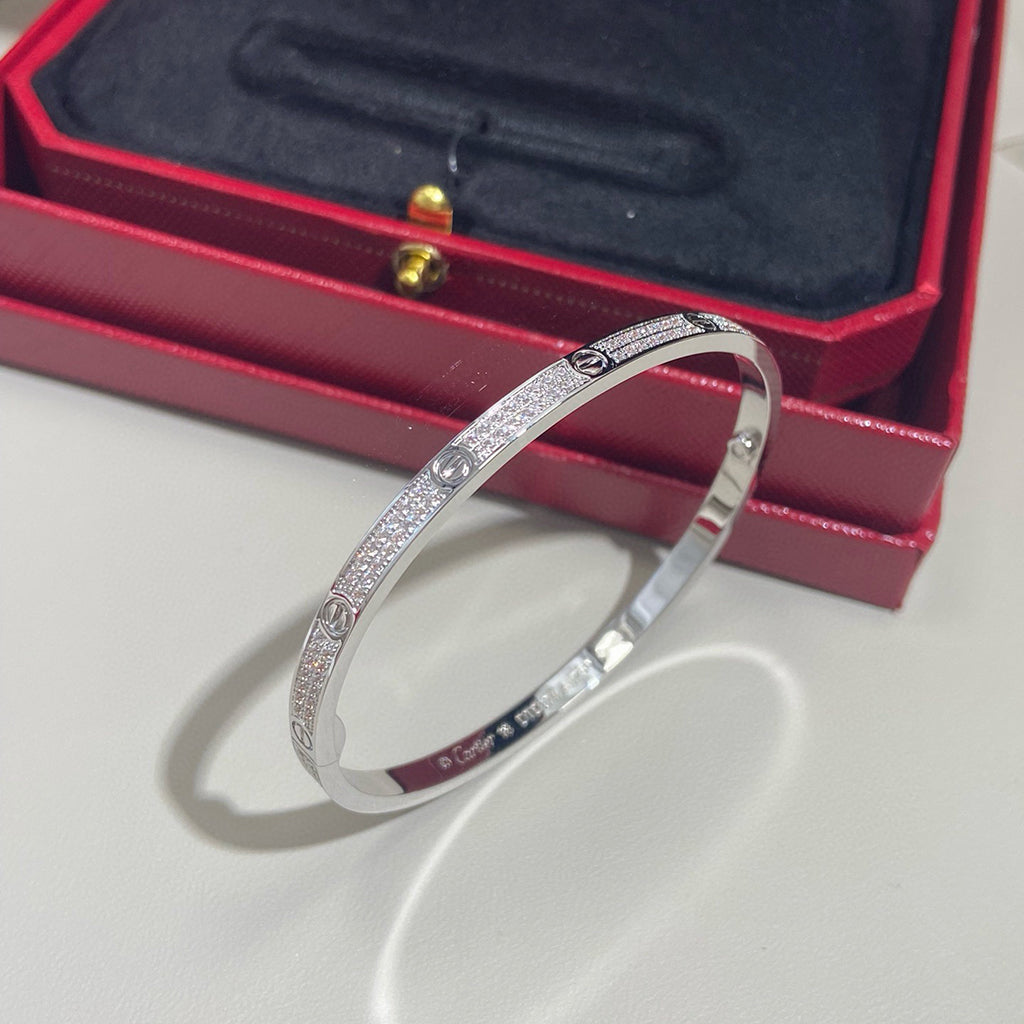 [Lumi Jewelry]LOVE BRACELET 3.65MM DIAMOND-PAVED