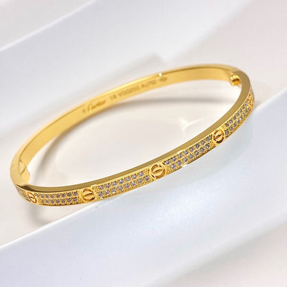 [Lumi Jewelry]LOVE BRACELET 3.65MM DIAMOND-PAVED