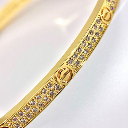 [Lumi Jewelry]LOVE BRACELET 3.65MM DIAMOND-PAVED