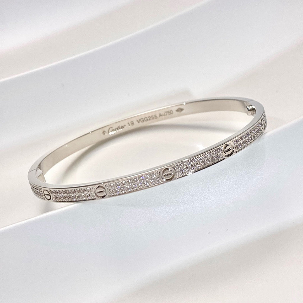 [Lumi Jewelry]LOVE BRACELET 3.65MM DIAMOND-PAVED