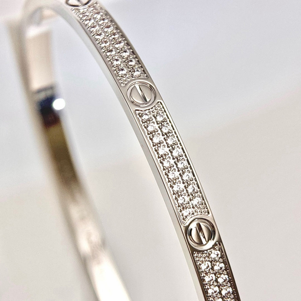 [Lumi Jewelry]LOVE BRACELET 3.65MM DIAMOND-PAVED