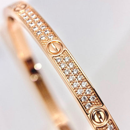 [Lumi Jewelry]LOVE BRACELET 3.65MM DIAMOND-PAVED