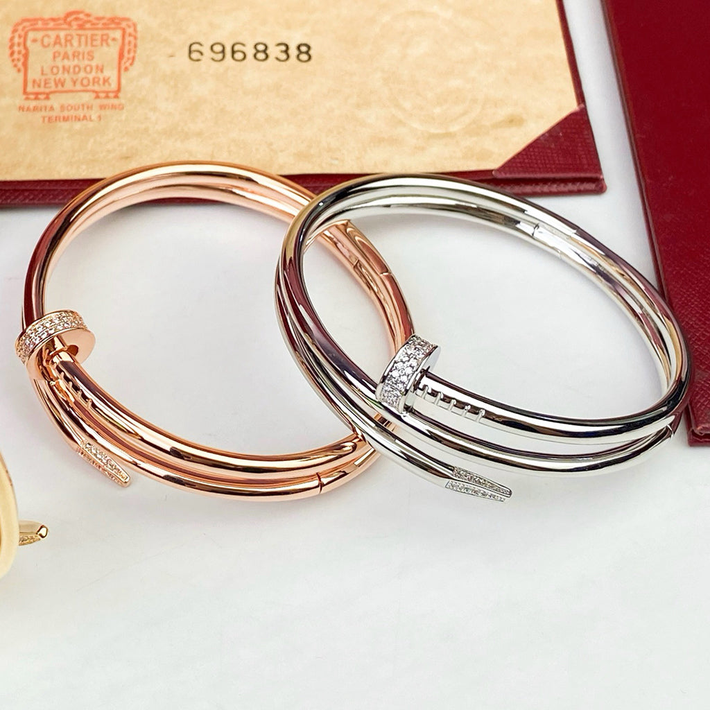 [Lumi Jewelry]JUSTE BRACELET 3.5MM DOUBLE ROW DIAMOND