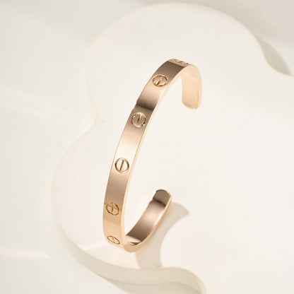 [Lumi Jewelry]LOVE BRACELET 6.1MM OPEN CUFF