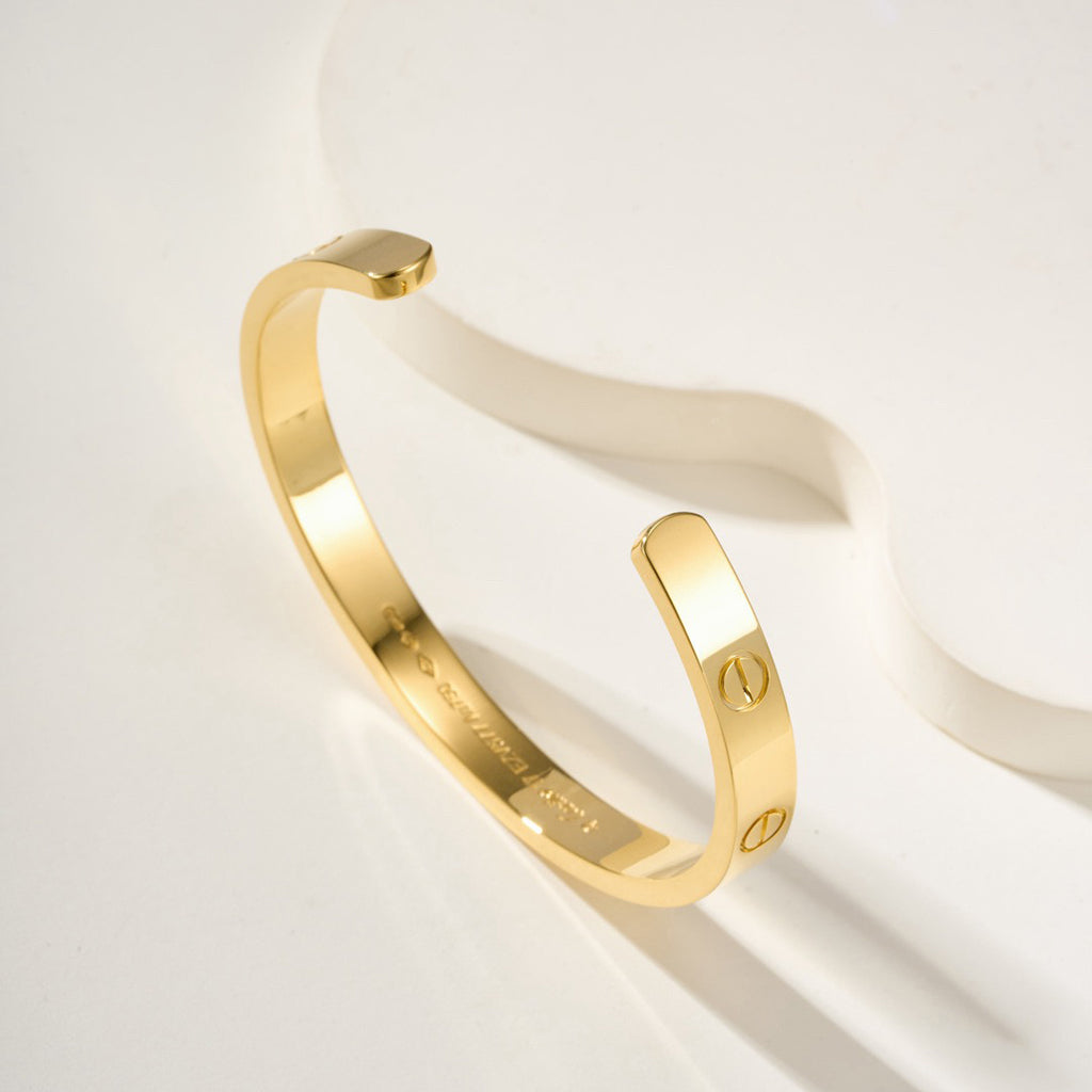 [Lumi Jewelry]LOVE BRACELET 6.1MM OPEN CUFF