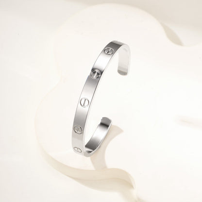 [Lumi Jewelry]LOVE BRACELET 6.1MM OPEN CUFF