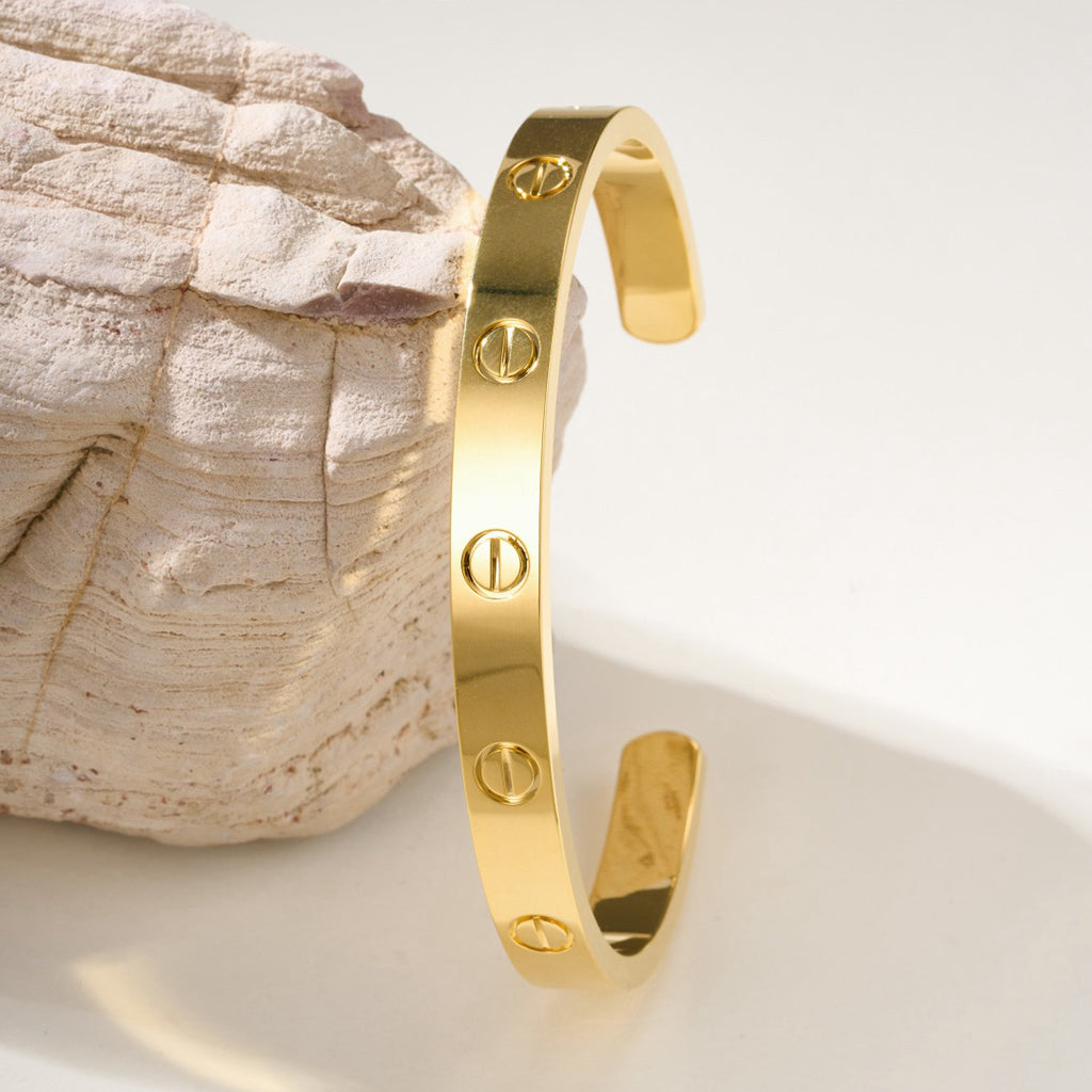 [Lumi Jewelry]LOVE BRACELET 6.1MM OPEN CUFF