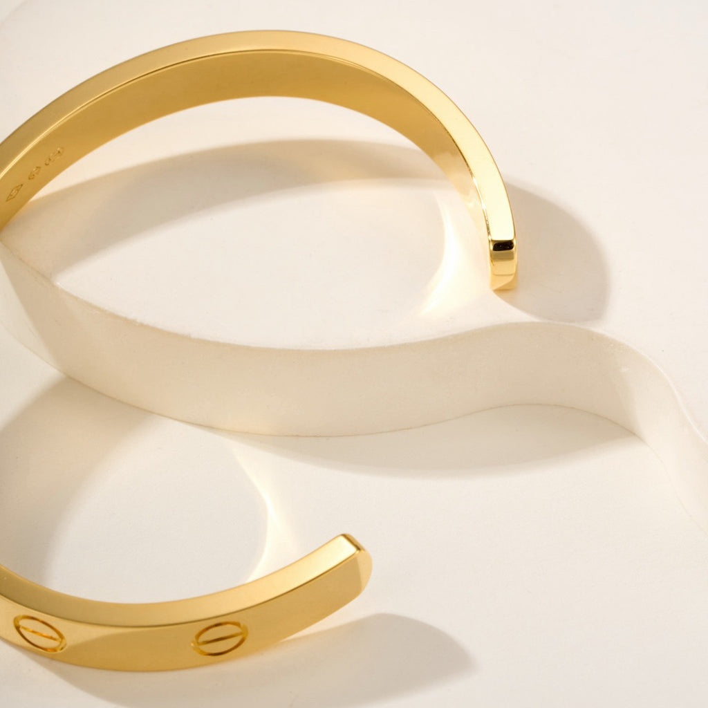 [Lumi Jewelry]LOVE BRACELET 6.1MM OPEN CUFF