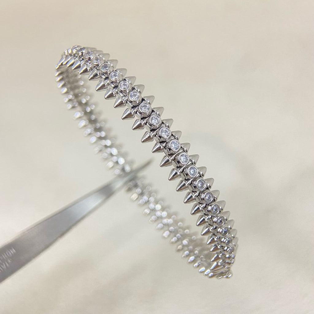 [Lumi Jewelry]CLASH  BRACELET 8MM DIAMONDS