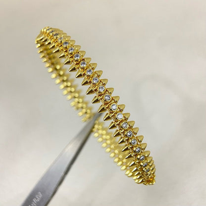[Lumi Jewelry]CLASH  BRACELET 8MM DIAMONDS