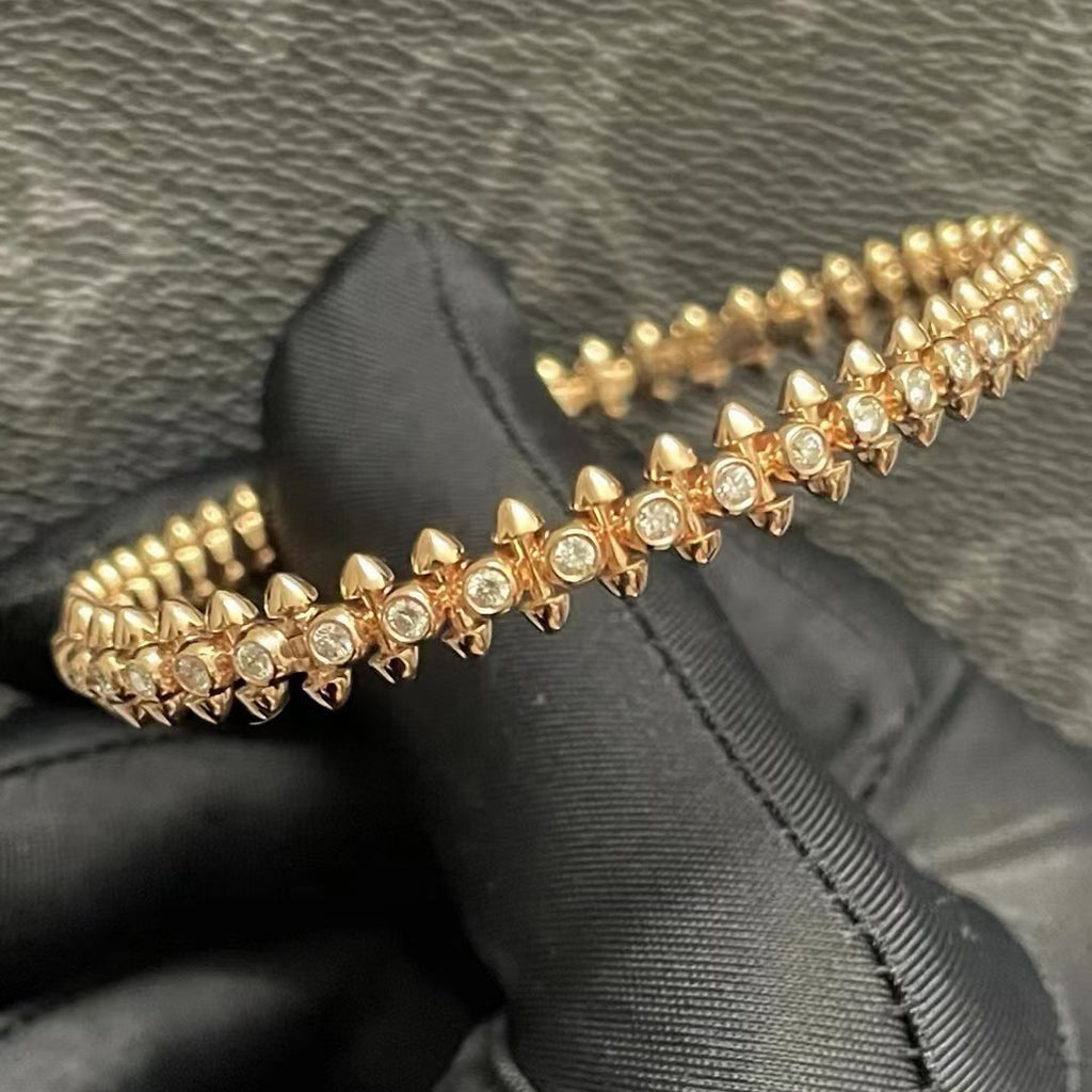 [Lumi Jewelry]CLASH  BRACELET 8MM DIAMONDS