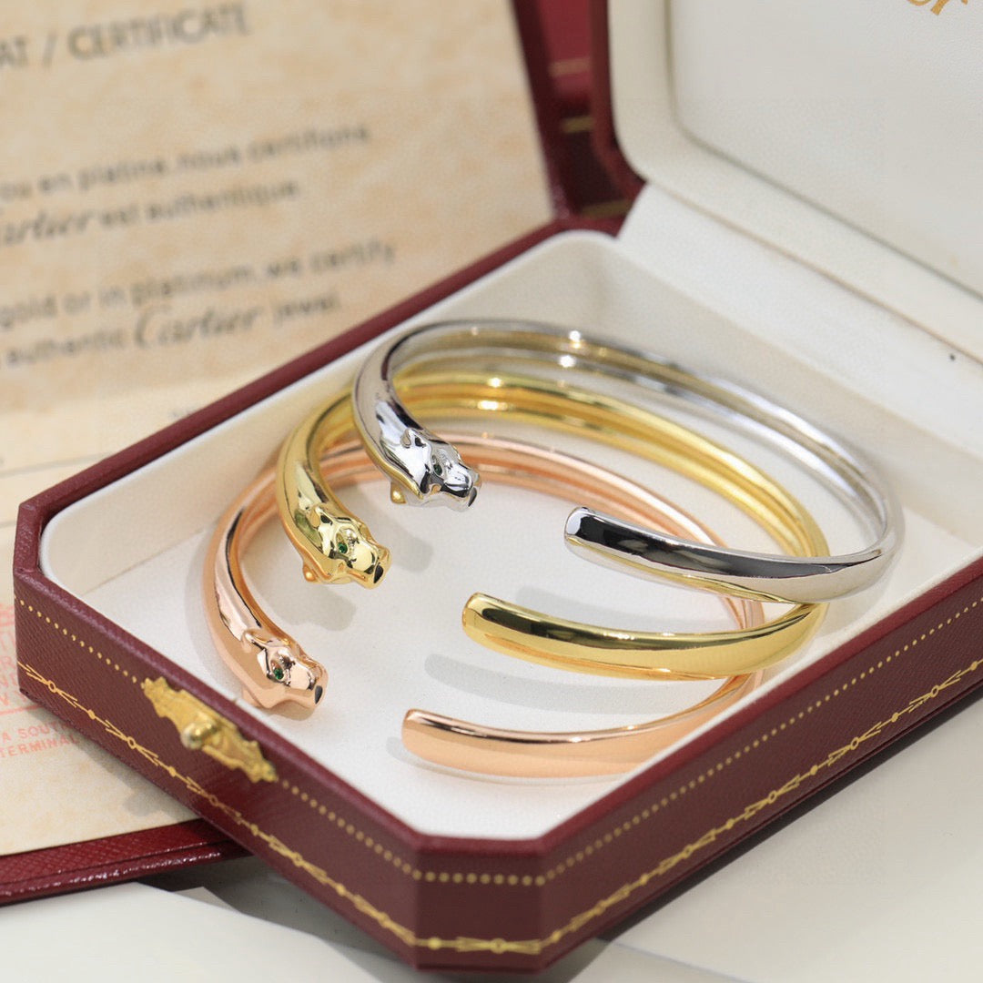 [Lumi Jewelry]PANTHERE OPEN BRACELET