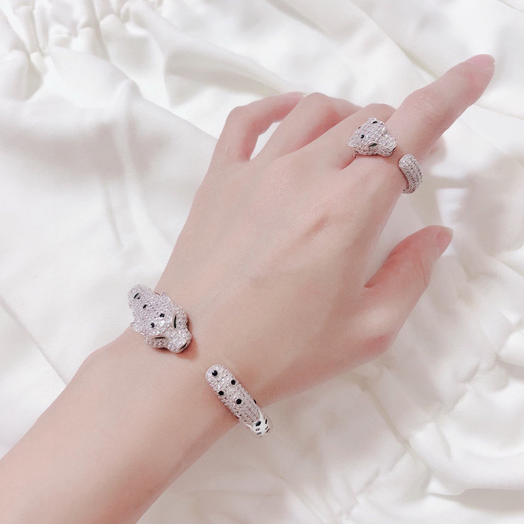 [Lumi Jewelry]PANTHERE BIG BRACELET DIAMONDS