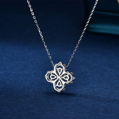 [Lumi Jewelry]LOOP NECKLACE FULL MOTIF DIAMOND 16MM MULTIPLE COLORS