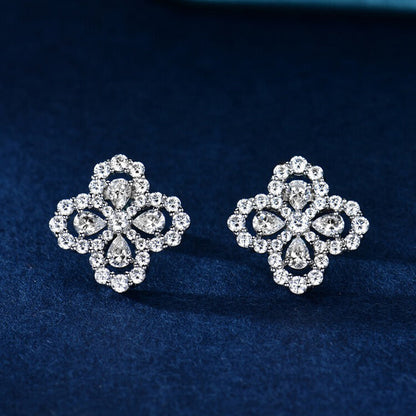 [Lumi Jewelry]LOOP EARRINGS FULL MOTIF DIAMOND 16MM