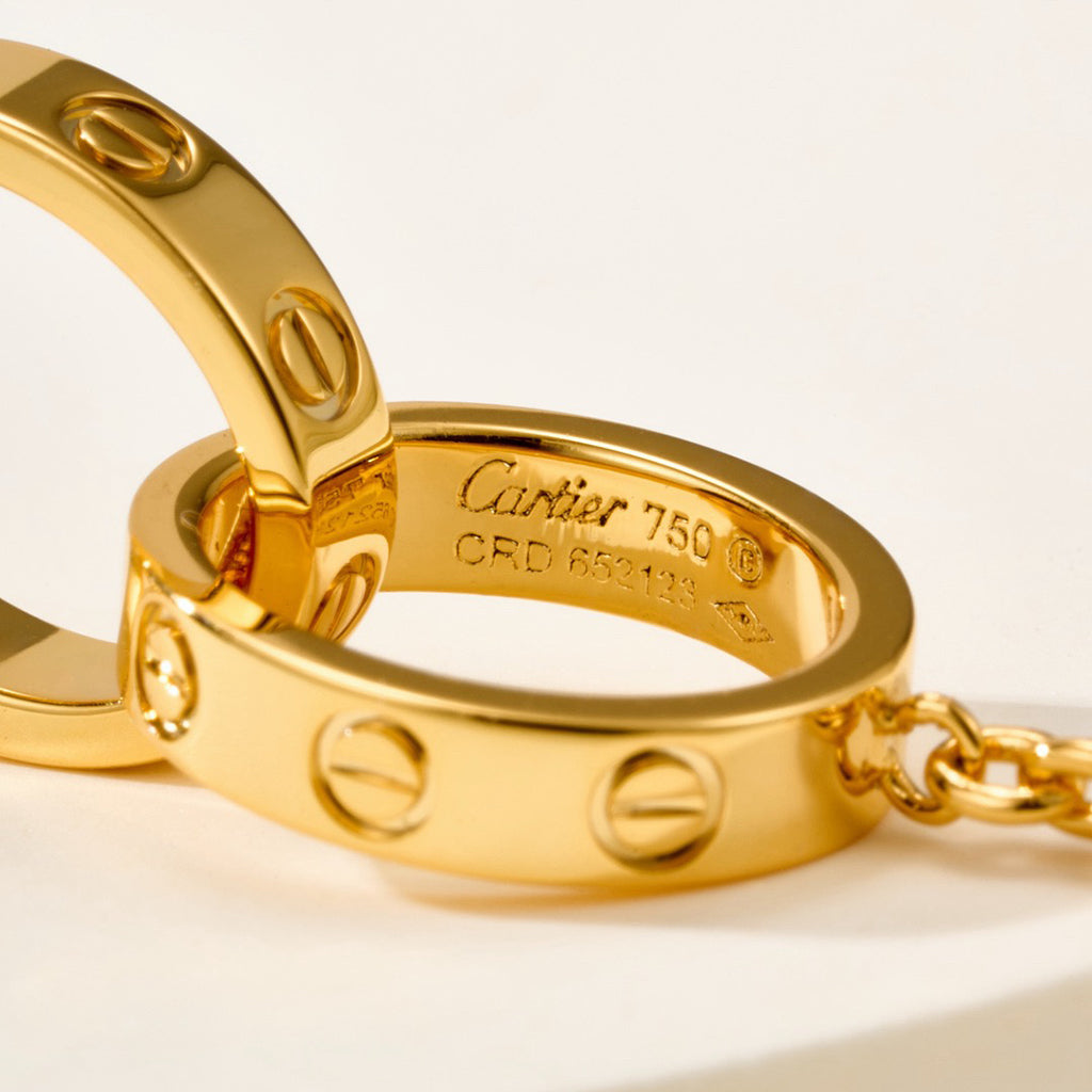 [Lumi Jewelry]LOVE BRACELET DOUBLE RING