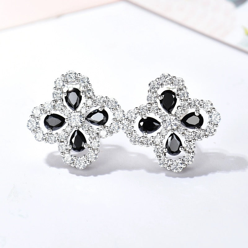 [Lumi Jewelry]LOOP EARRINGS FULL MOTIF DIAMOND 16MM