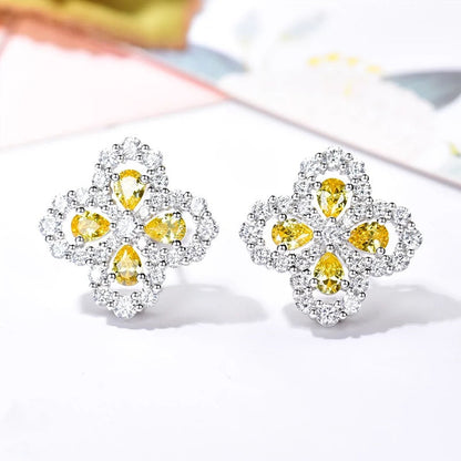 [Lumi Jewelry]LOOP EARRINGS FULL MOTIF DIAMOND 16MM