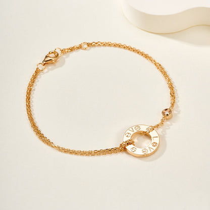 [Lumi Jewelry]LOVE BRACELET 2 DIAMOND