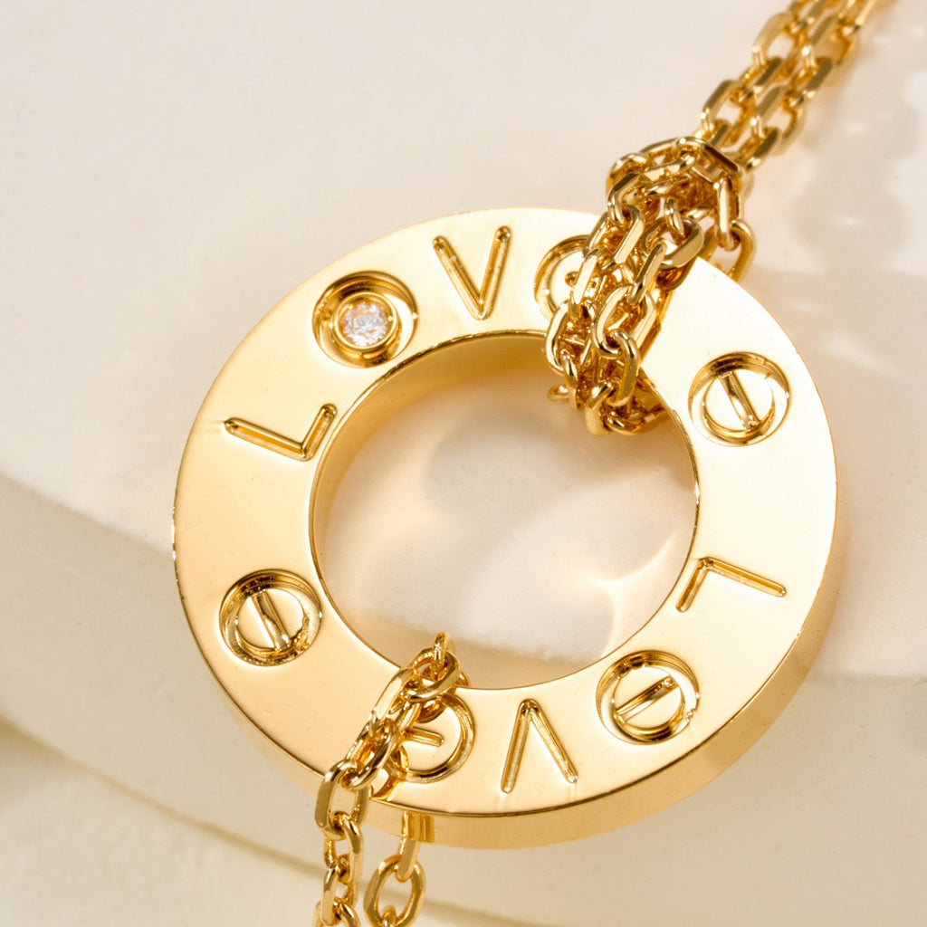 [Lumi Jewelry]LOVE BRACELET 2 DIAMOND