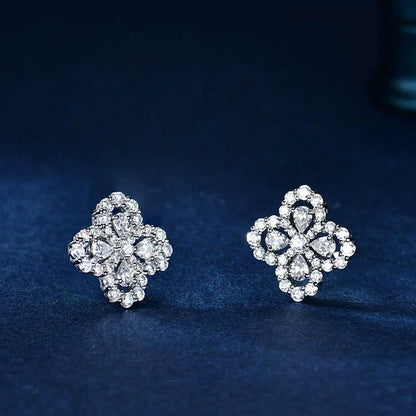 [Lumi Jewelry]LOOP EARRINGS FULL MOTIF DIAMOND 16MM