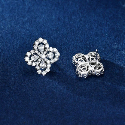 [Lumi Jewelry]LOOP EARRINGS FULL MOTIF DIAMOND 16MM