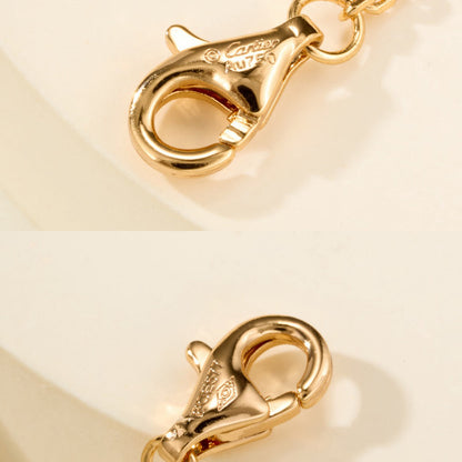 [Lumi Jewelry]LOVE DOUBLE RING FULL DIAMOND BRACELET