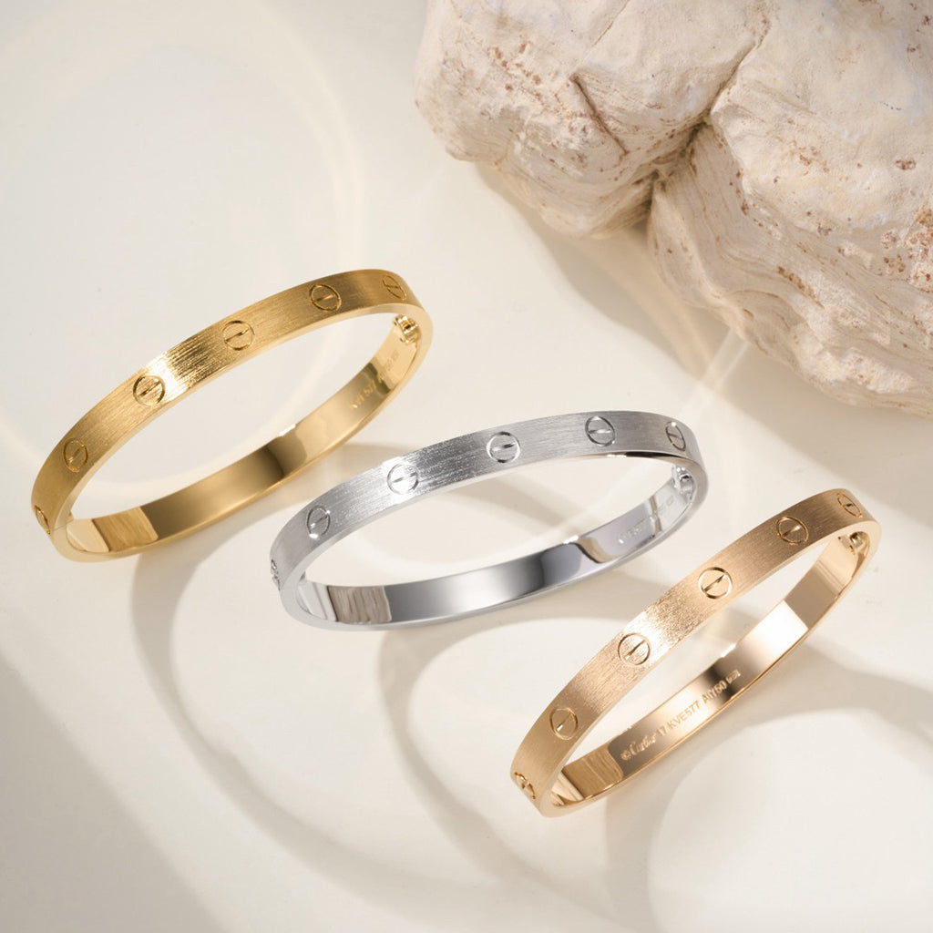 [Lumi Jewelry]LOVE BRACELET 6.1MM BRUSHED