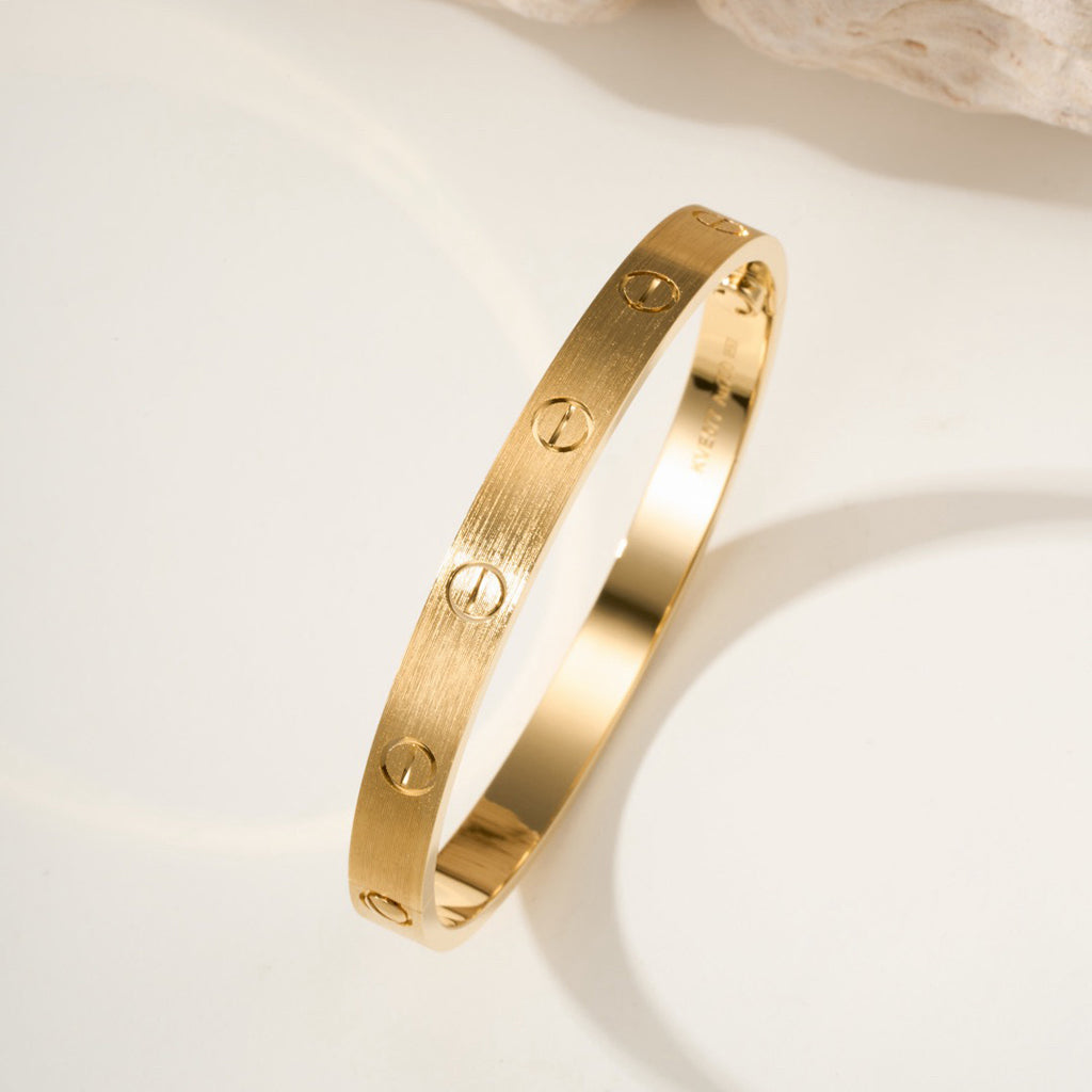 [Lumi Jewelry]LOVE BRACELET 6.1MM BRUSHED