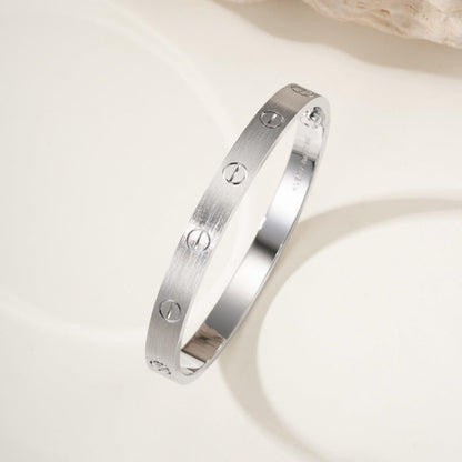[Lumi Jewelry]LOVE BRACELET 6.1MM BRUSHED