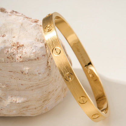 [Lumi Jewelry]LOVE BRACELET 6.1MM BRUSHED