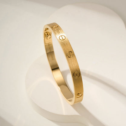 [Lumi Jewelry]LOVE BRACELET 6.1MM BRUSHED