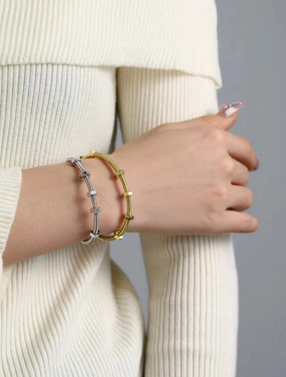 [Lumi Jewellery]CT- Ecrou Collection Nut & Screw Bracelet