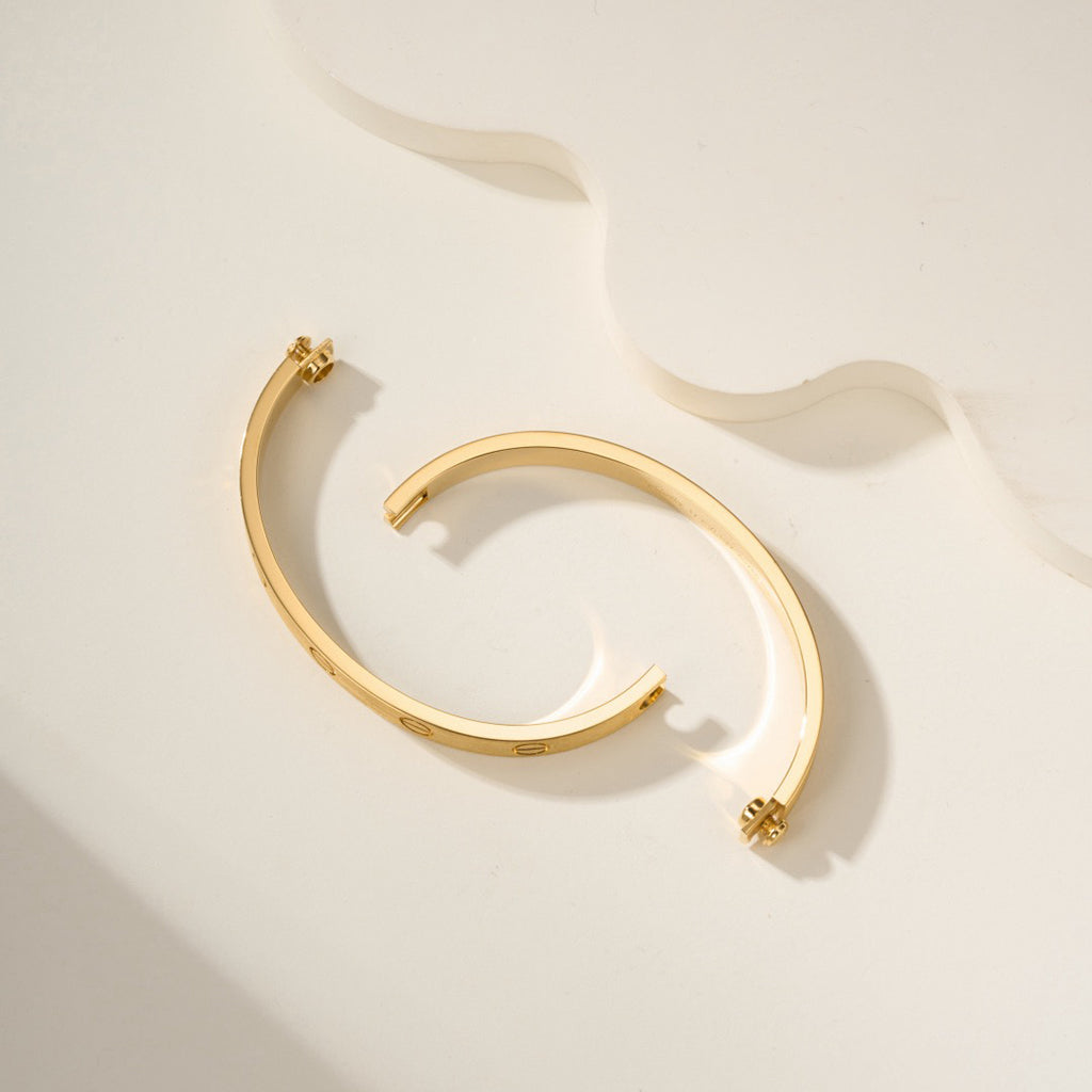 [Lumi Jewelry]LOVE BRACELET 6.1MM BRUSHED