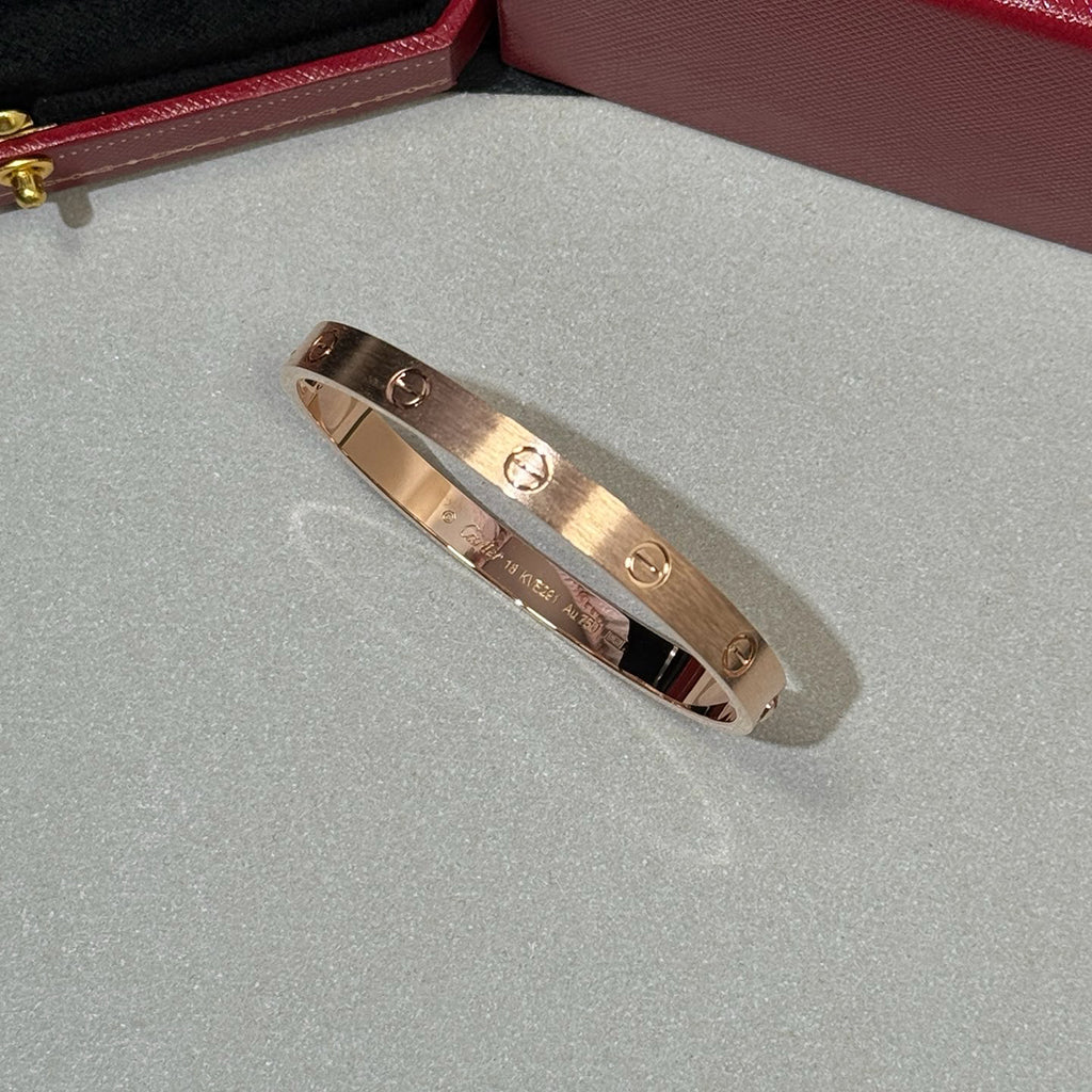 [Lumi Jewelry]LOVE BRACELET 6.1MM BRUSHED