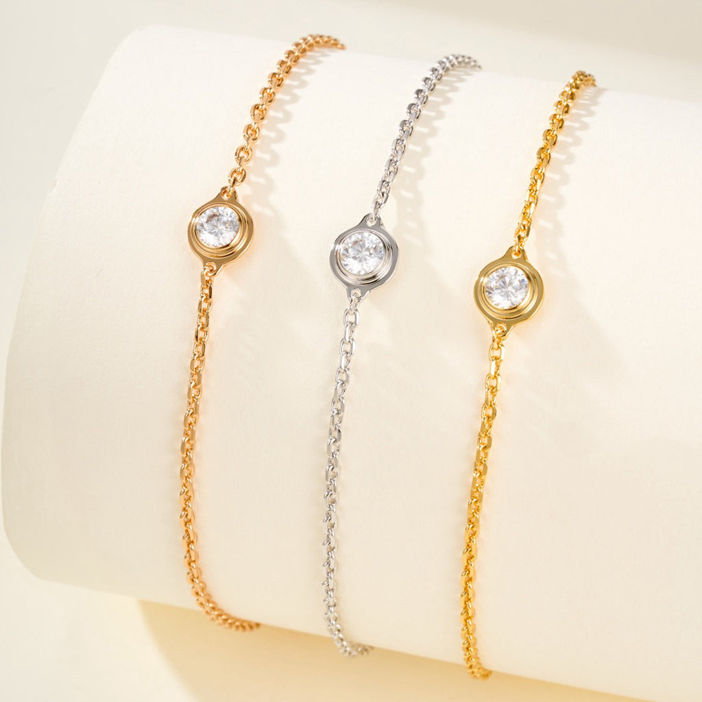 [Lumi Jewelry]DAMOUR BRACELET 1 DIAMOND