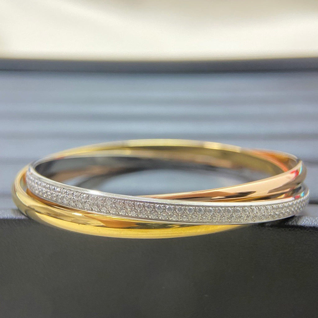 [Lumi Jewelry]TRINITY 2.8MM SMALL BRACELET
