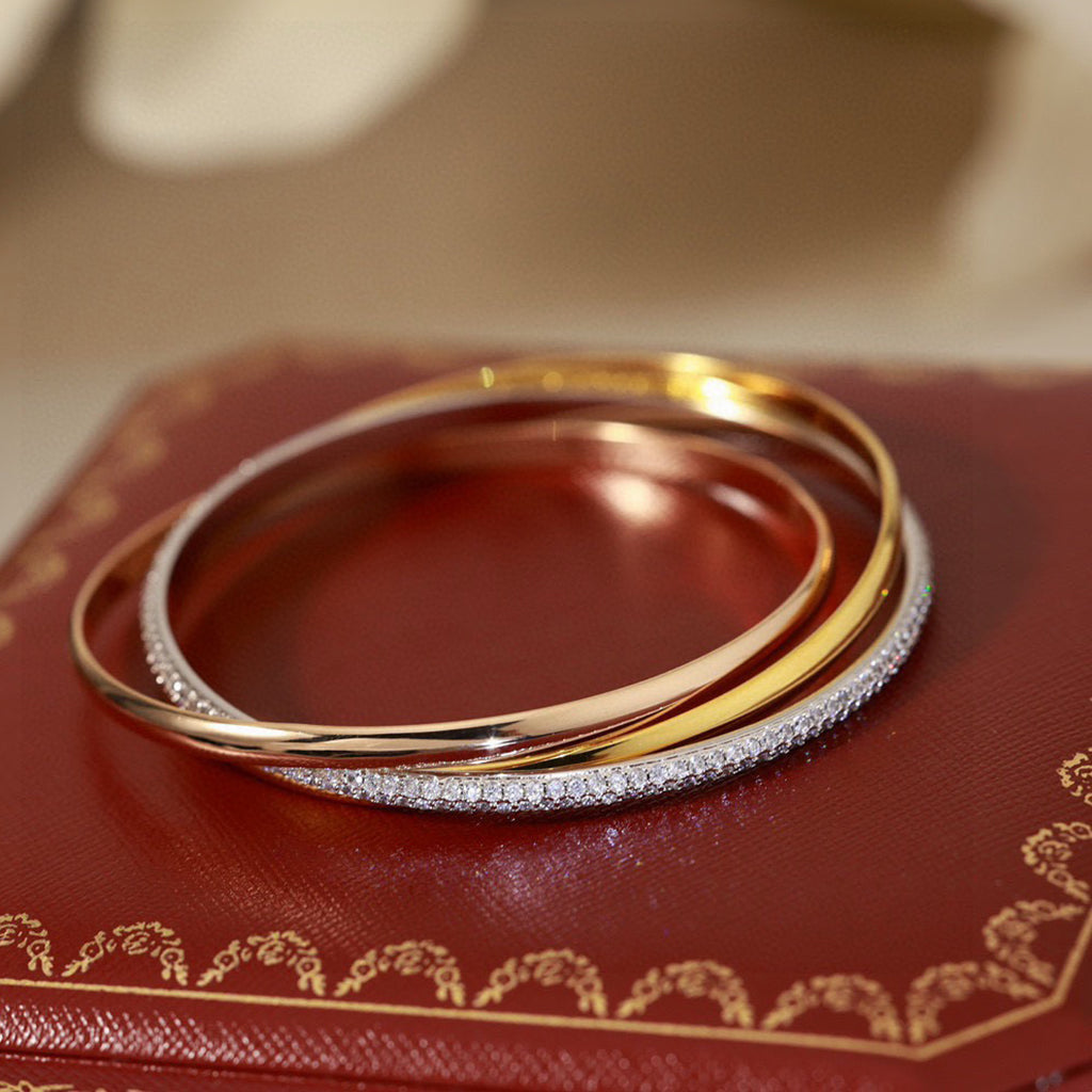 [Lumi Jewelry]TRINITY 2.8MM SMALL BRACELET