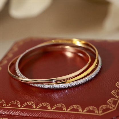 [Lumi Jewelry]TRINITY 2.8MM SMALL BRACELET