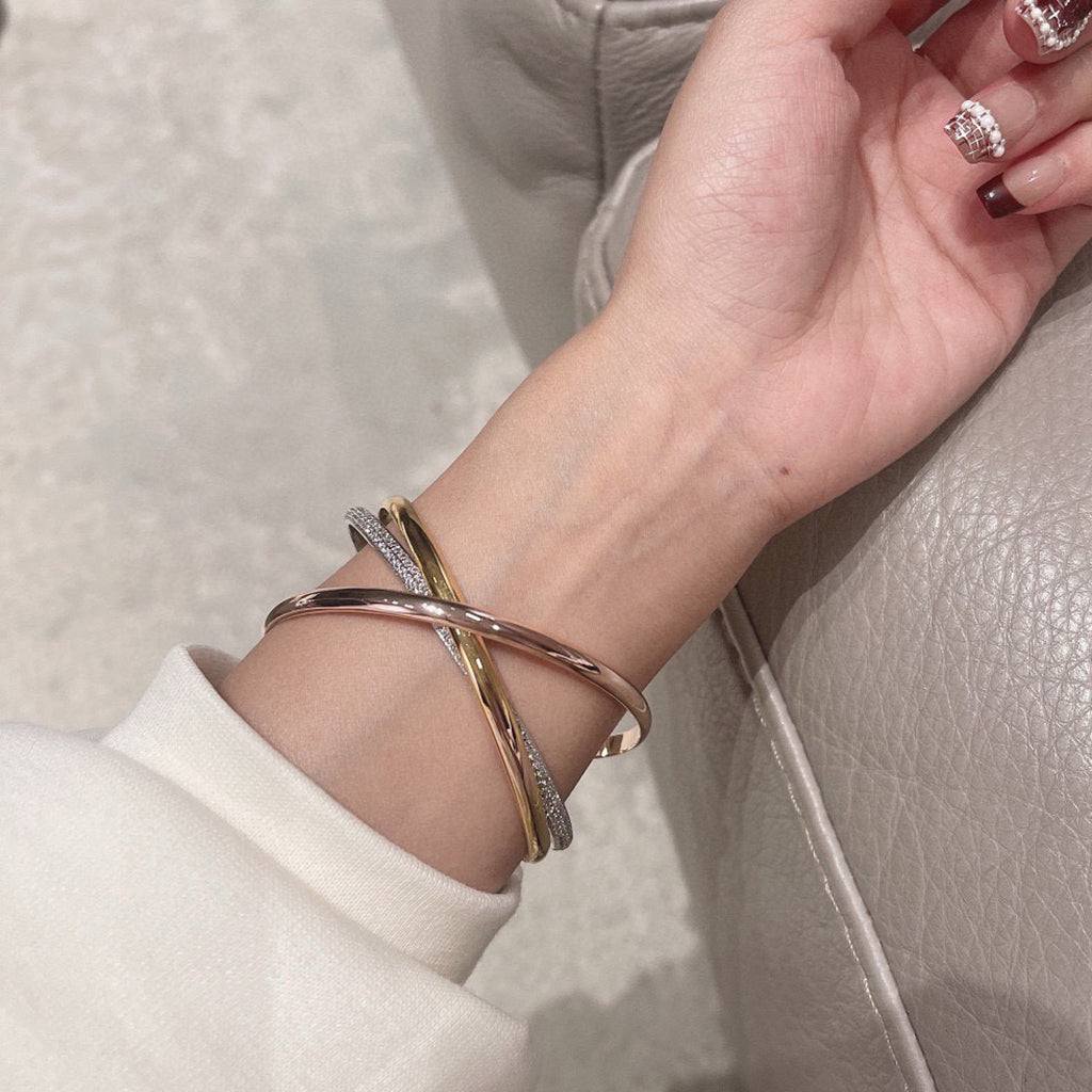 [Lumi Jewelry]TRINITY 2.8MM SMALL BRACELET