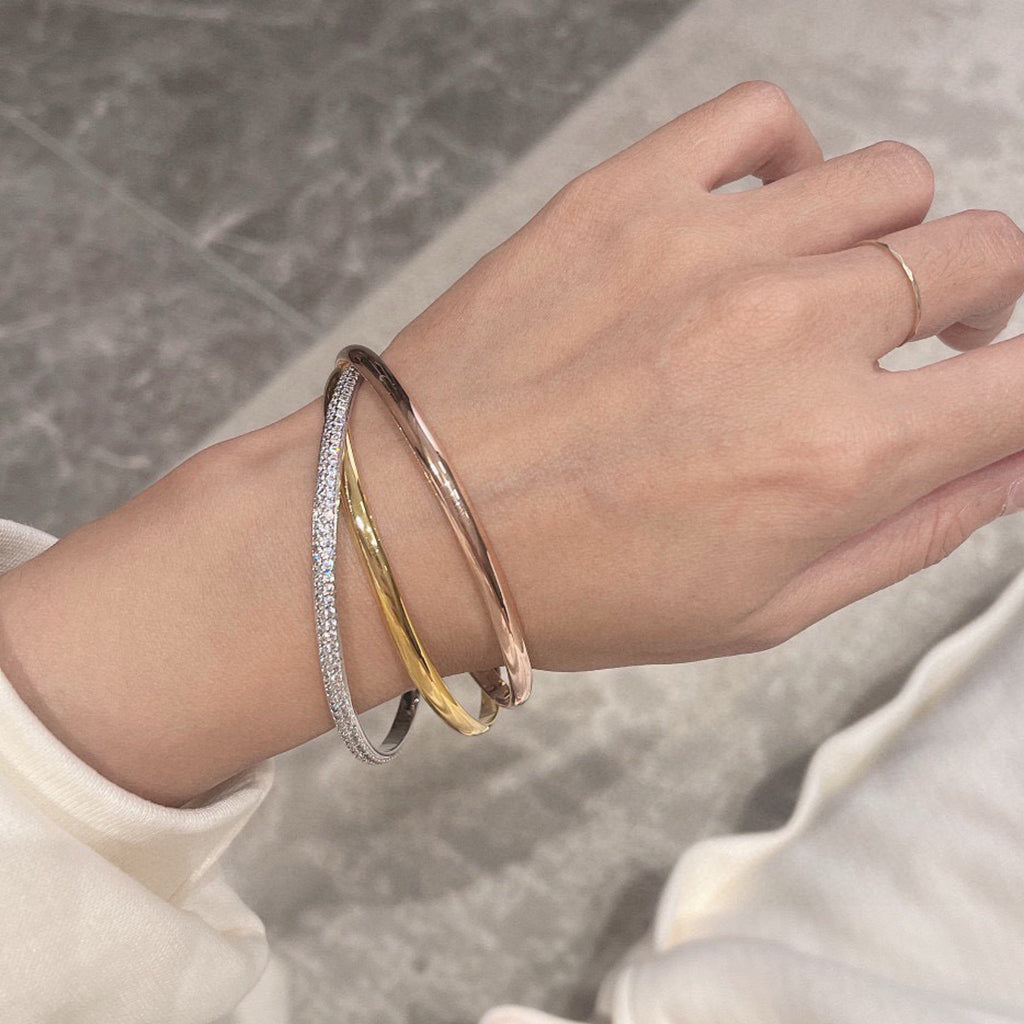 [Lumi Jewelry]TRINITY 2.8MM SMALL BRACELET