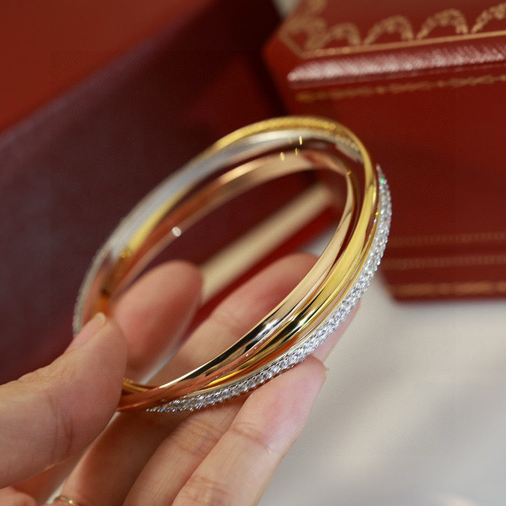 [Lumi Jewelry]TRINITY 2.8MM SMALL BRACELET