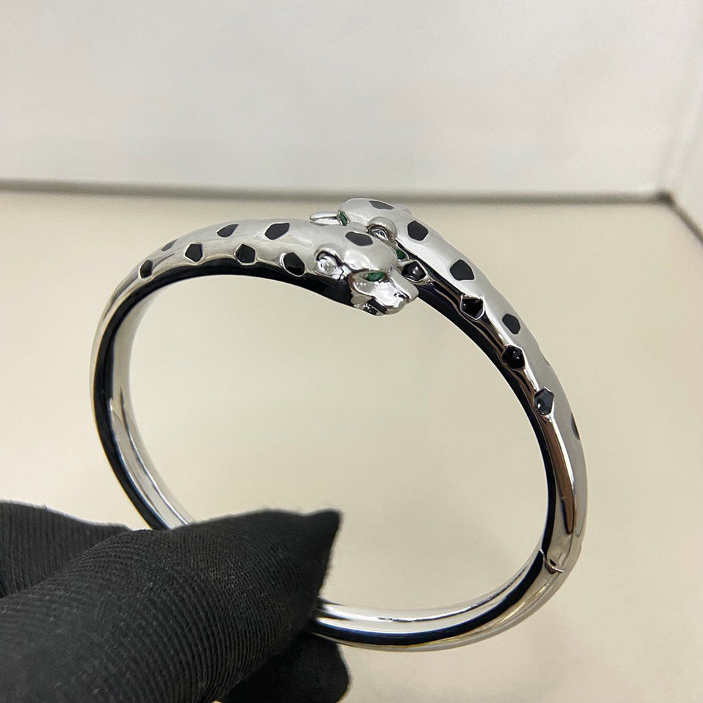 [Lumi Jewelry]PANTHERE DOUBLE HEADED OPEN BRACELET