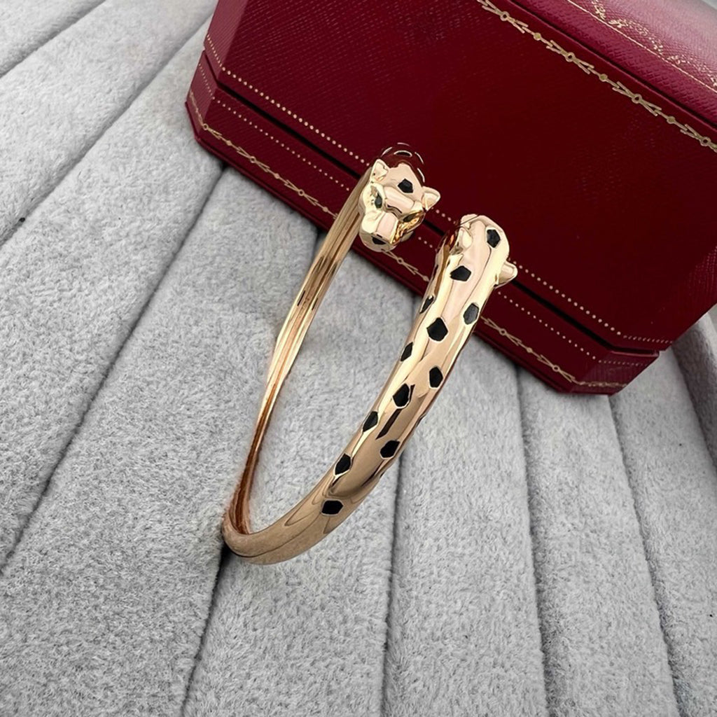 [Lumi Jewelry]PANTHERE DOUBLE HEADED OPEN BRACELET